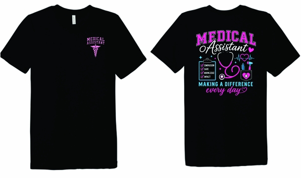 Gildan unisex black tee