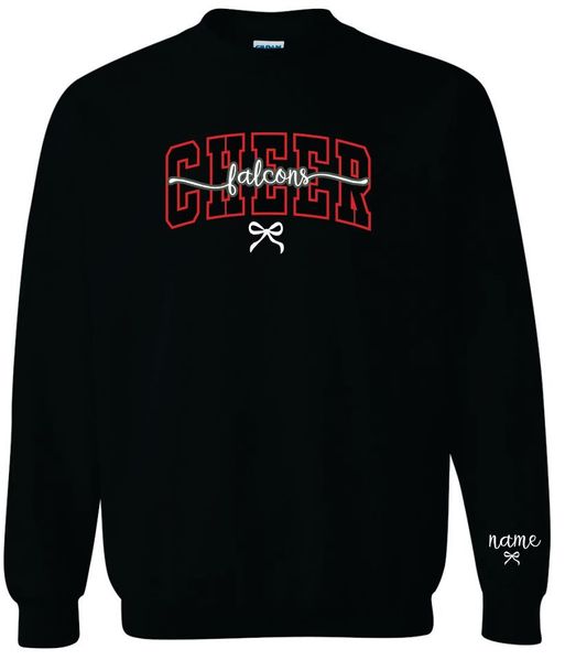 Gildan Unisex Black crew sweat shirt