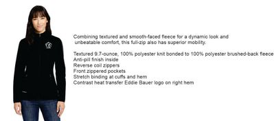 Eddie Bauer ladies zip jacket