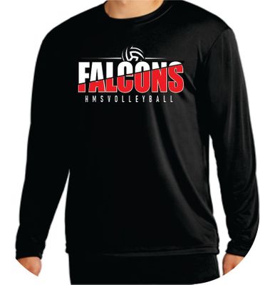 Sport Tek unisex long sleeve dri-fit tee