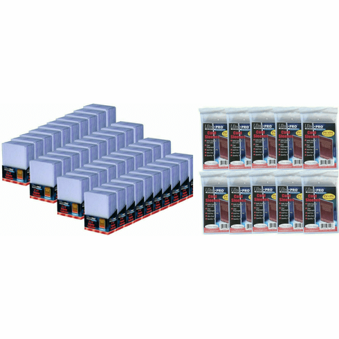 1000 Ultra Pro 3x4 Toploaders 35pt Standard Size + 1000 Ultra Pro Penny Sleeves Standard Size