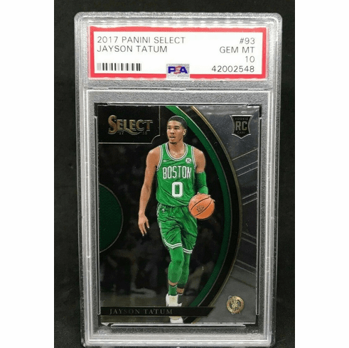 2017-18 Panini Select Jayson Tatum Concourse #93 Rookie Card RC PSA 10 Gem Mint