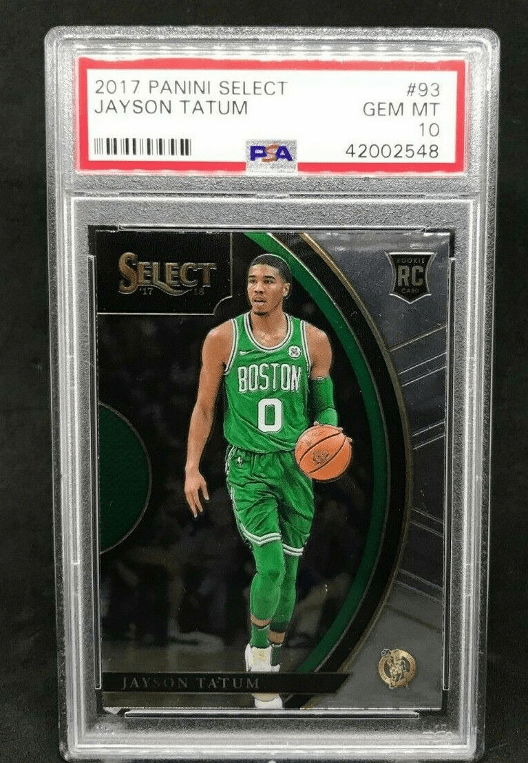 2017-18 Panini Select Jayson Tatum Concourse #93 Rookie Card RC PSA 10 Gem Mint