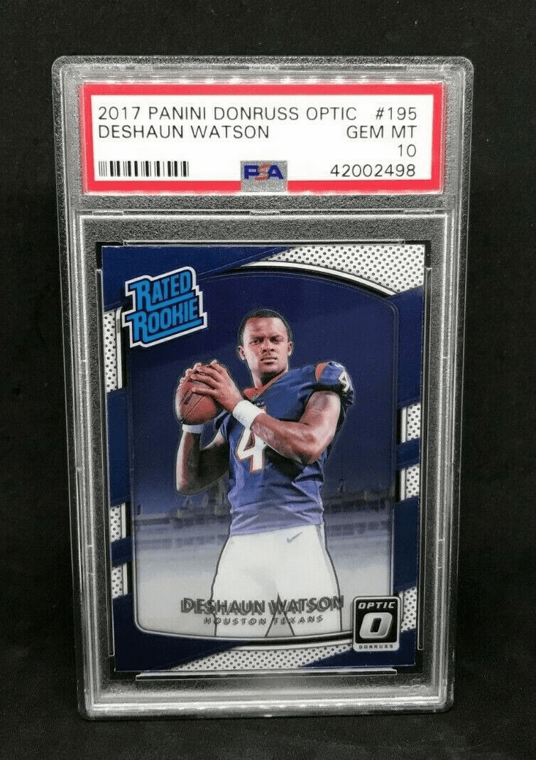 2017 Panini Donruss Optic Deshaun Watson #195 Rated Rookie RC PSA 10 GEM MINT