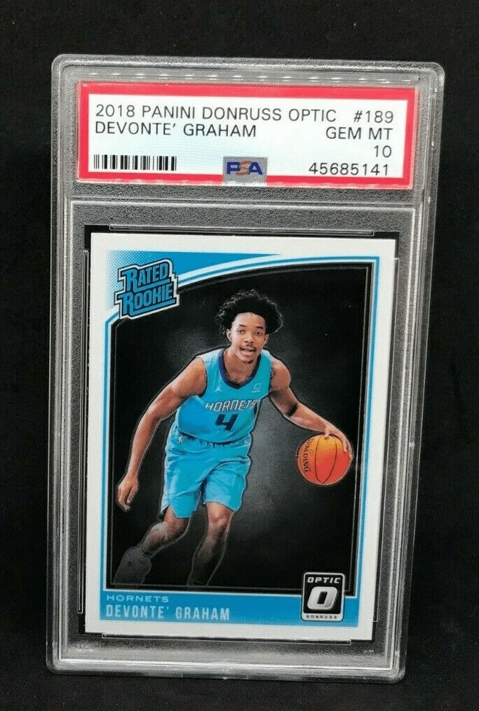 2018-19 Panini Donruss Optic Devonte Graham Silver BASE Rookie RC PSA 10 MINT