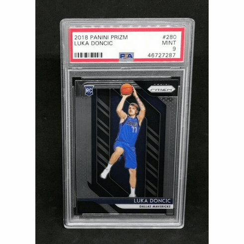 2018-19 Panini Prizm Luka Doncic #280 Silver BASE Rookie RC PSA 9 MINT