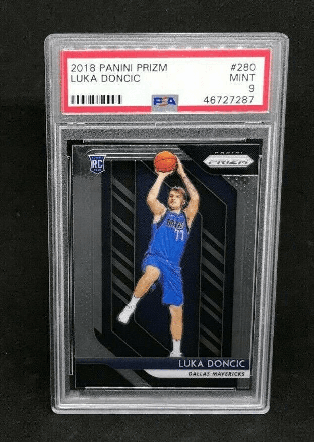 2018-19 Panini Prizm Luka Doncic #280 Silver BASE Rookie RC PSA 9 MINT