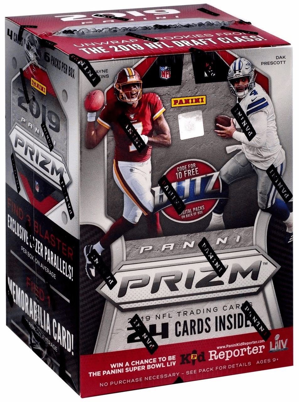 2019 Panini Prizm Football NFL Blaster Box (6 Packs/CT)