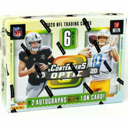 2020 Panini Contenders Optic Football Factory Sealed Hobby Box Burrow Herbert RC