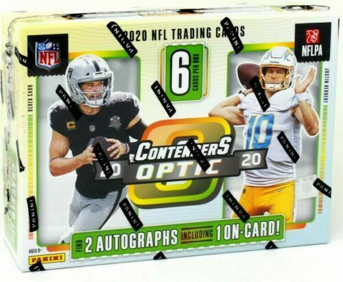 2020 Panini Contenders Optic Football Factory Sealed Hobby Box Burrow Herbert RC