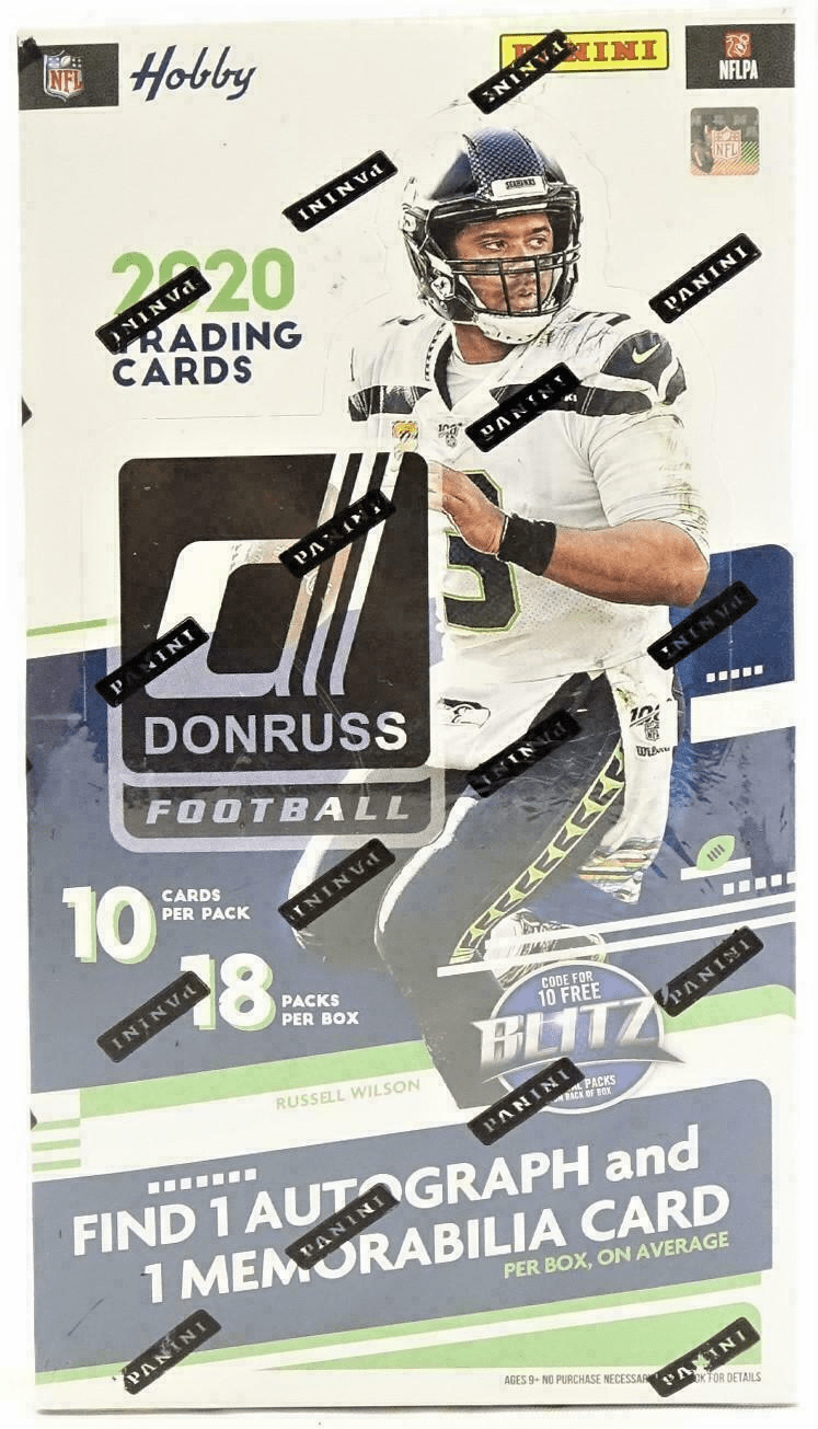 2020 Panini Donruss Football Factory Sealed Hobby Box Burrow Herbert RC