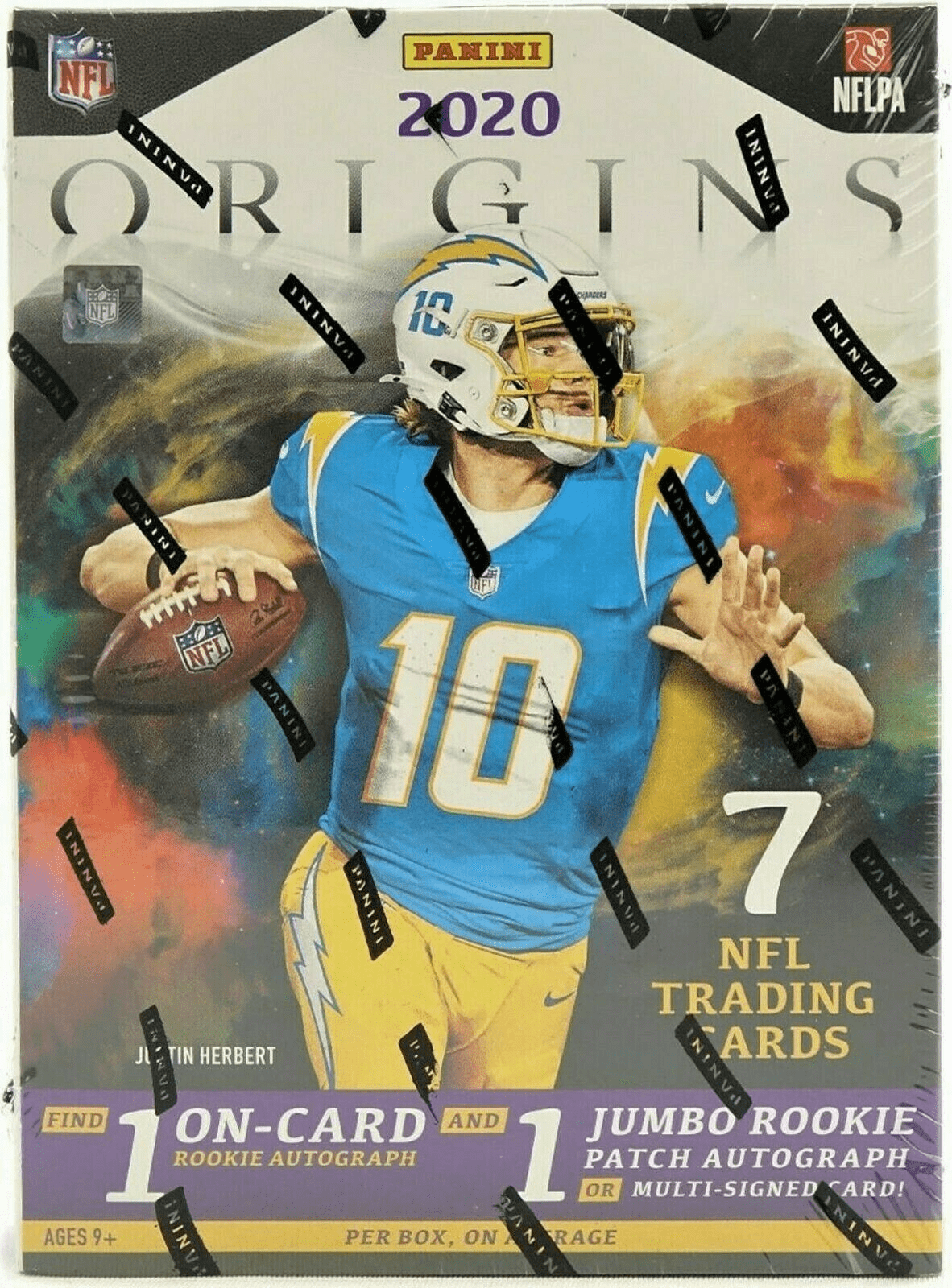 2020 Panini Origins Football Factory Sealed Hobby Box Burrow Herbert RC