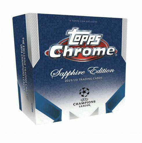 2020 Topps Chrome UEFA Champions League Sapphire Edition Factory Sealed Box