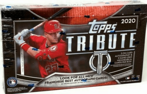 2020 Topps Tribute Baseball Factory Sealed Hobby Box 3 On Card Auto