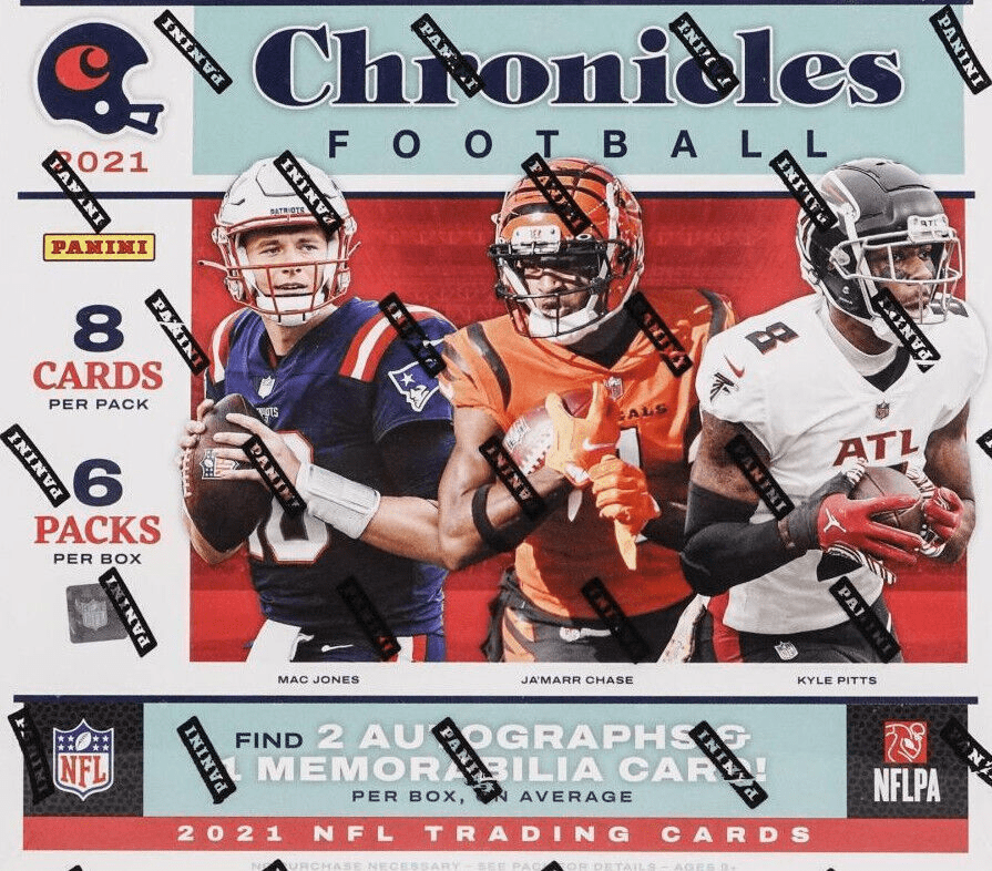 2021 Panini Football Chronicles Hobby Box Factory Sealed