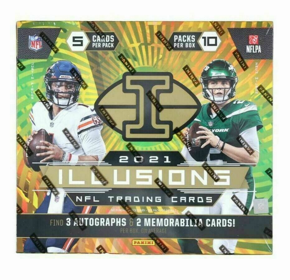 2021 Panini Football Illusions Hobby Box Factory Sealed