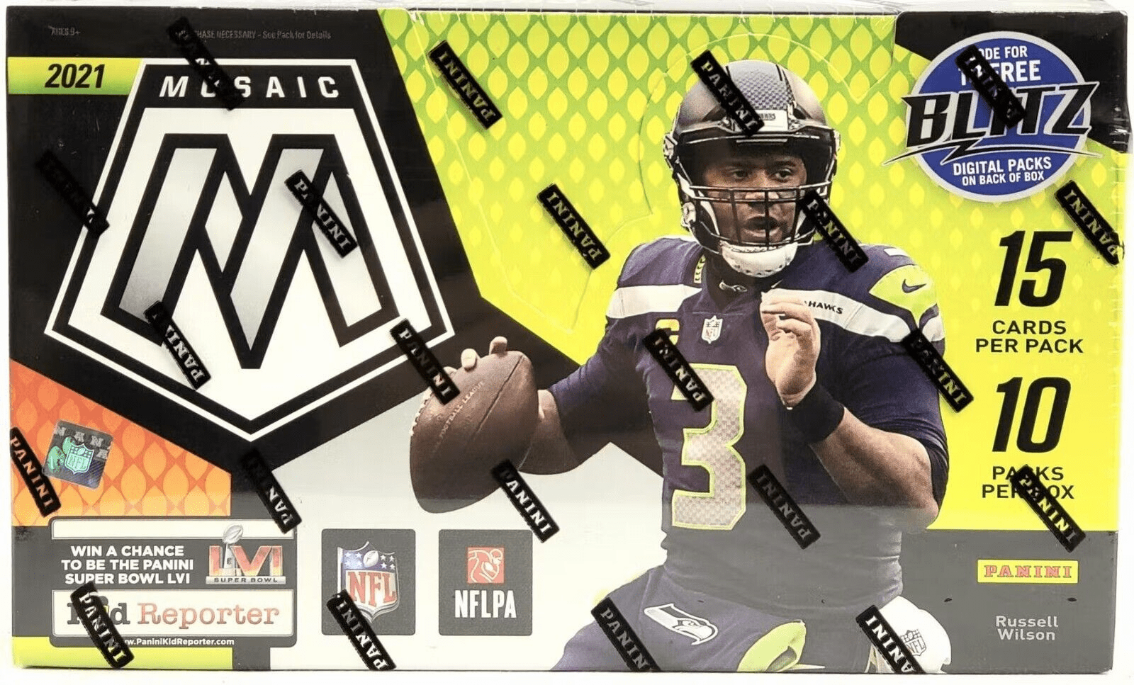 2021 Panini Mosaic Football Trading Card Factory Sealed Sealed Hobby Box