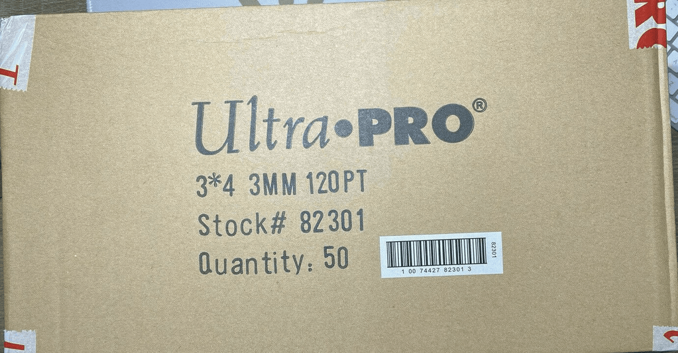500 Ultra Pro 120pt Super Thick 3x4 Toploaders Sealed Case (50 Packs) Top Loader