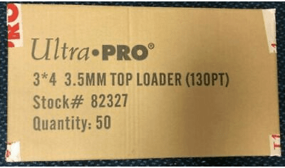 500 Ultra Pro 130pt Super Thick 3x4 Toploaders Sealed Case (50 Packs) Top Loader