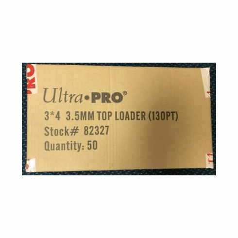 500 Ultra Pro 130pt Super Thick 3x4 Toploaders Sealed Case (50 Packs) Top Loader