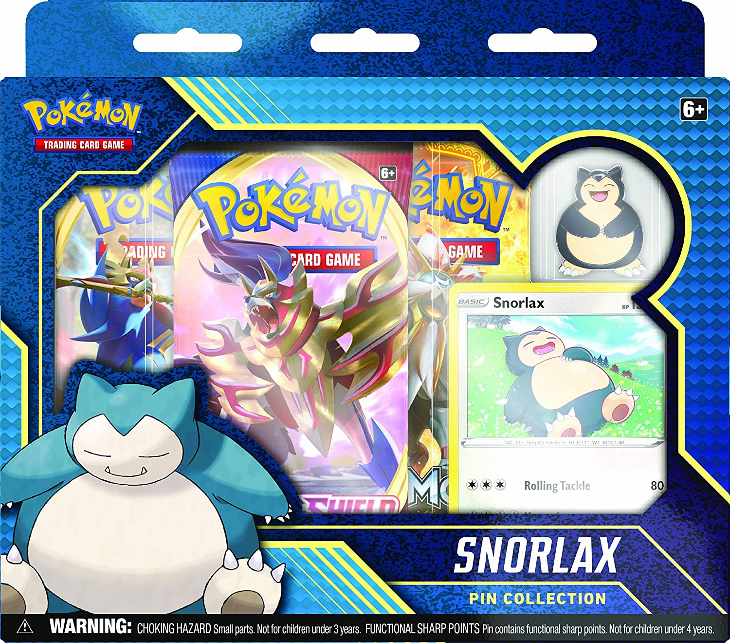 Pokmon TCG: Snorlax Pin Collection