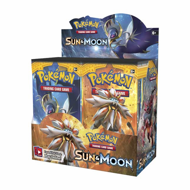 Pokmon TCG: Sun &amp; Moon Booster Display Box (36 Packs)