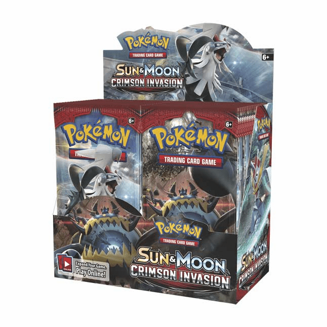 Pokmon TCG: Sun &amp; Moon Crimson Invasion Booster Display (36 Packs)