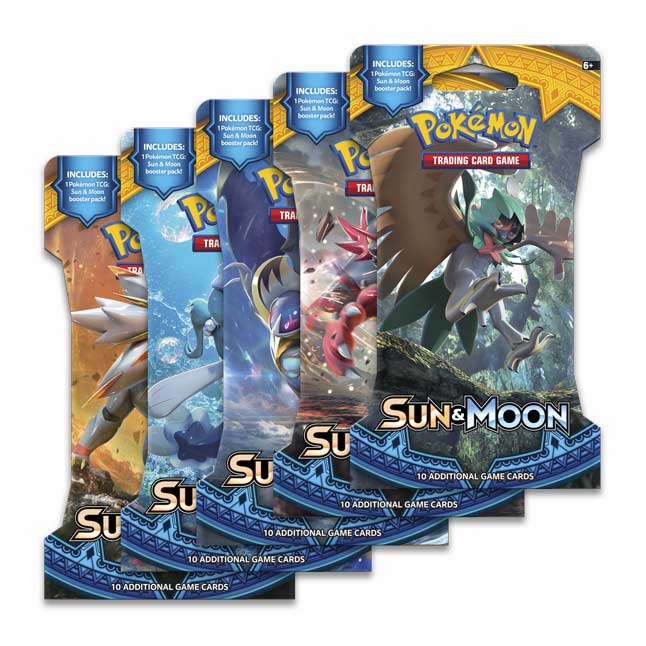 Pokmon TCG: Sun &amp; Moon Sleeved Sealed Booster Case (144 Packs