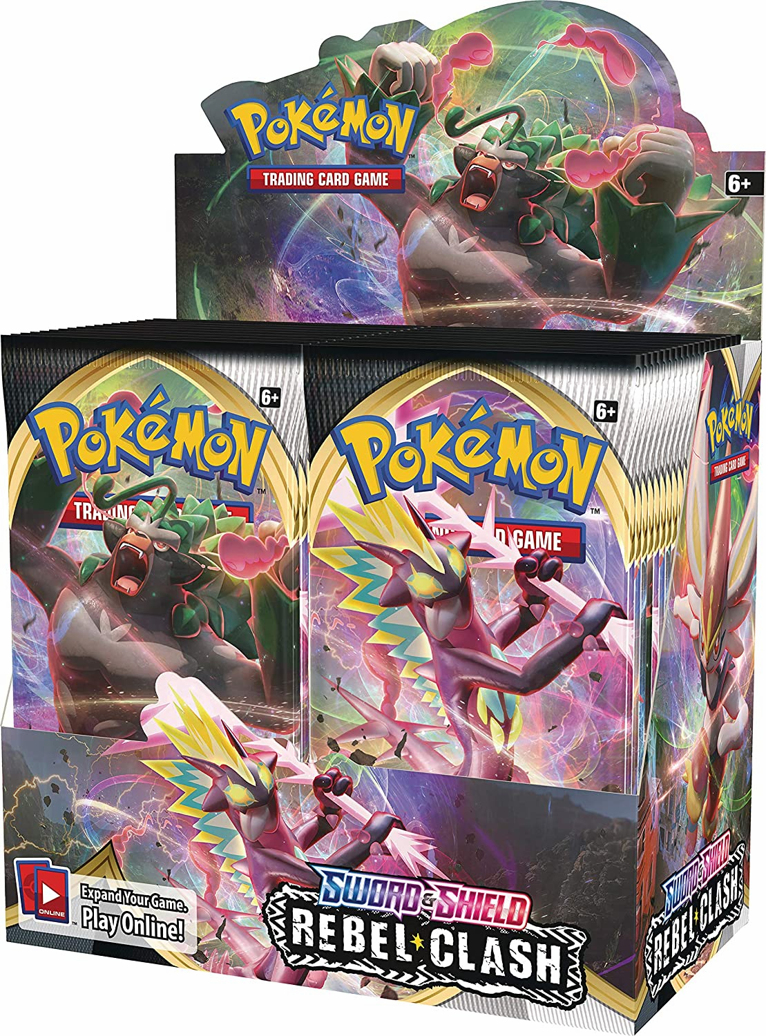Pokmon TCG: Sword &amp; Shield Rebel Clash Booster Display Box