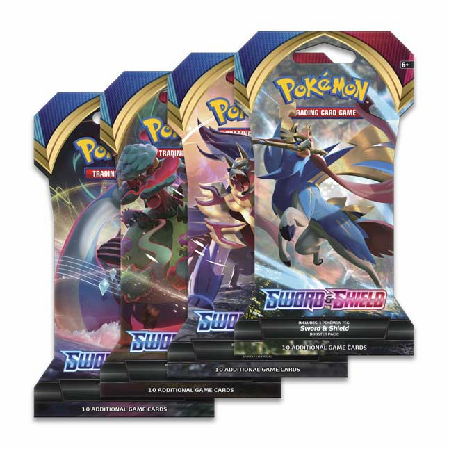 Pokmon TCG: Sword &amp; Shield Sleeved Booster Pack (10 Cards)