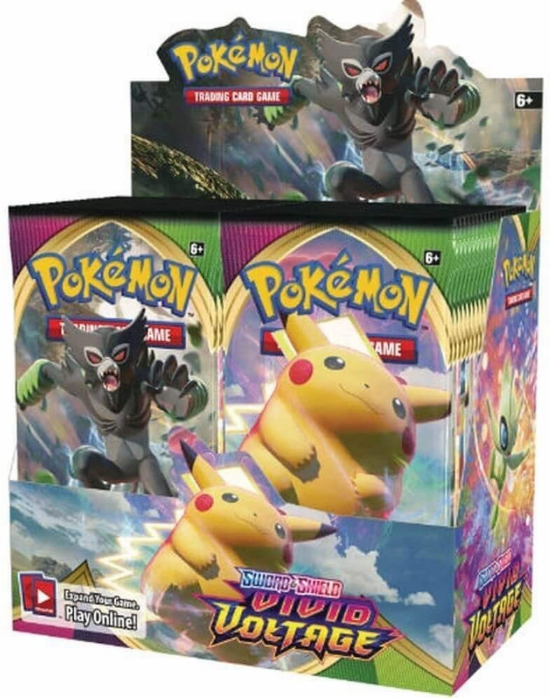 Pokmon TCG: Sword &amp; Shield Vivid Voltage Booster Display Box