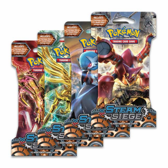 Pokmon TCG: XY Steam Siege Sleeved Sealed Booster Case (144 packs)
