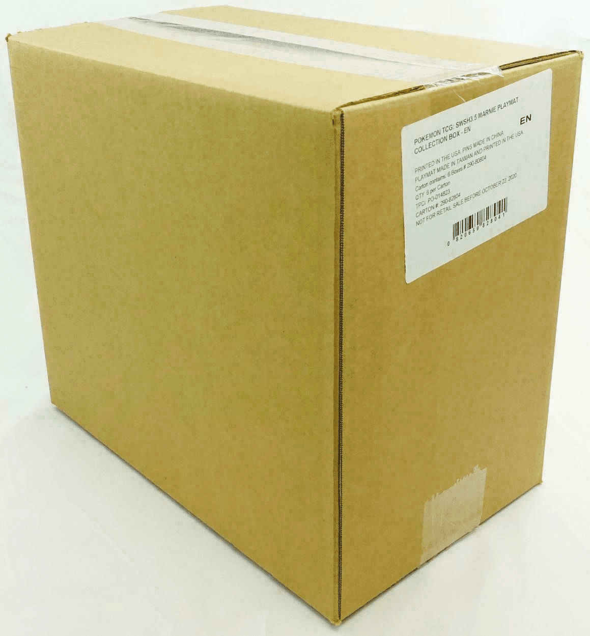 Pokemon Champion's Path Marnie Playmat Collections Factory Sealed CASE (6 Boxes)