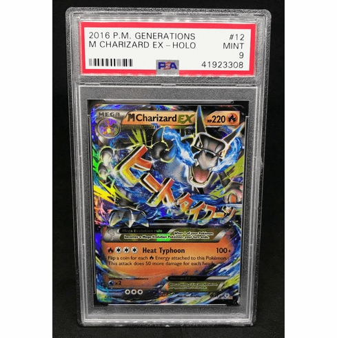 Pokemon Generations M Charizard EX 12/83 Ultra Rare Holo PSA 9 MINT Anniversary