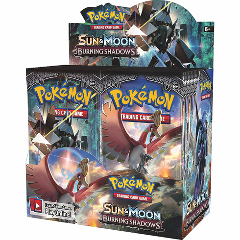 Pokemon Sun & Moon Burning Shadows Factory Sealed Booster Box 