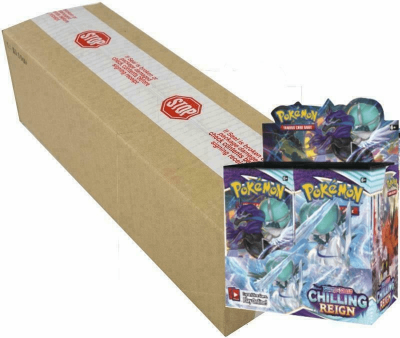 Pokemon Sword & Shield Chilling Reign Booster Box Factory Sealed Case (6 Boxes)