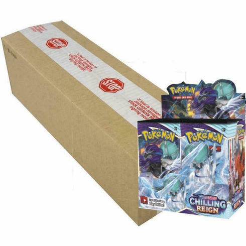 Pokemon Sword & Shield Chilling Reign Booster Box Factory Sealed Case (6 Boxes)