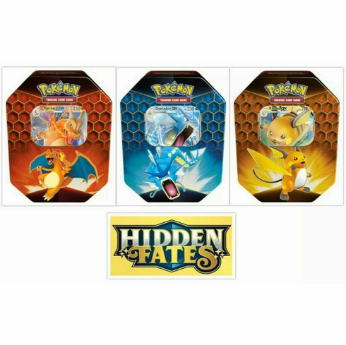 Pokemon TCG: Hidden Fates Tin Case (12 Tins)