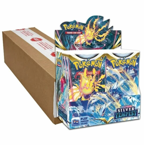 Pokemon TCG SWSH Silver Tempest Booster Box Case Factory Sealed (6 Booster Boxes)