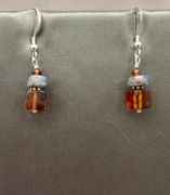 Amber Cubes & Moonstone