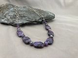 Charoite & Moonstone-SOLD Charoite & Moonstone-SOLD
