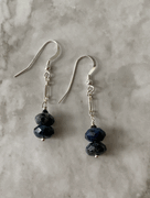 Facet Cut Dumortierite on Chain-SOLD