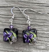 Handmade Lampwork Glass - Iris