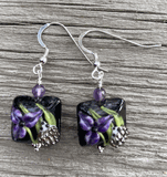 Handmade Lampwork Glass - Iris