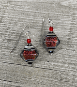 Handmade Lampwork Glass - Red Sparkle