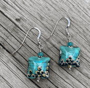 Handmade Lampwork Glass - Seafoam Wave