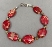 "Sunset" Jasper, Picture Jasper & Sterling Silver