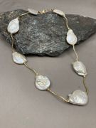 Baroque Pearls w Gold Filled Links