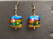 Handmade Lampwork Glass - Hawaiian Sunset