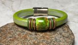 Metallic Pistachio w Copper Enamel Slider Metallic Pistachio w Copper Enamel Slider